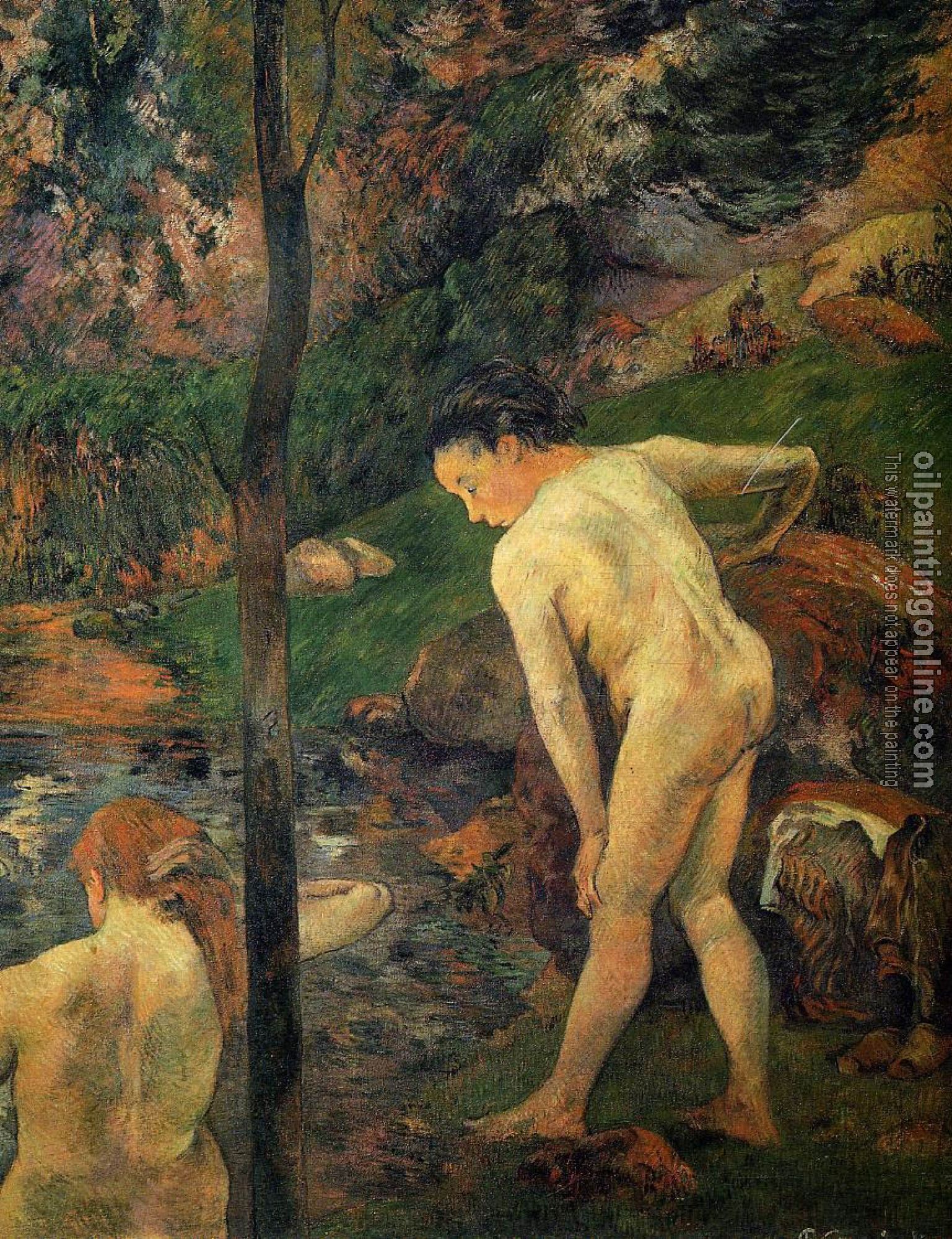 Gauguin, Paul - Two Girls Bathing